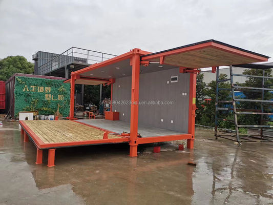 20ft 10ft Mini Pop-up Shop Container Kaffeeshop Bar Fast-Food Restaurant Convenience Store Kiosk Booth für den Supermarkt