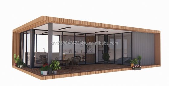 Erweiterbarer Container für dreiköpfige Familien schnelle Installation Mobilhaus erschwinglicher Luxus