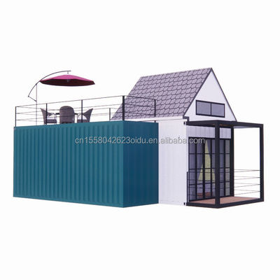 Familie von drei 20 Fuß Luxus 5m hohe Duplex Container Mobilhaus mit Wand Alternativen und Aluminium-Legierung Fenster