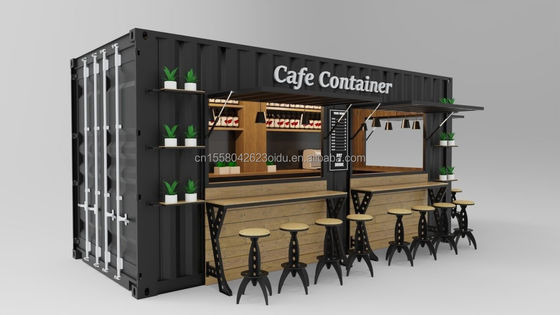 Lieferung Custom Klappbares Hotel Mobilhaus mit galvanisiertem Stahl Biegen 180g 20ft bereit zum Klappbaren Versand Container Haus