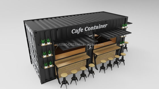 Lieferung Custom Klappbares Hotel Mobilhaus mit galvanisiertem Stahl Biegen 180g 20ft bereit zum Klappbaren Versand Container Haus