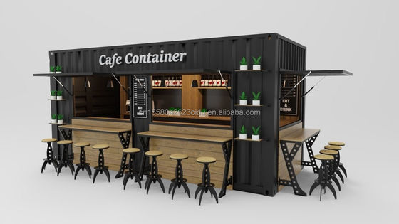 Lieferung Custom Klappbares Hotel Mobilhaus mit galvanisiertem Stahl Biegen 180g 20ft bereit zum Klappbaren Versand Container Haus
