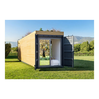 Galvanisierter Stahl biegsamer Stahlrahmen 20ft Erweiterbare Häuser Fertighäuser Luxus Containerhaus für chinesischen Design Stil