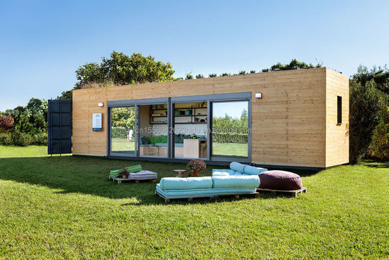 Galvanisierter Stahl biegsamer Stahlrahmen 20ft Erweiterbare Häuser Fertighäuser Luxus Containerhaus für chinesischen Design Stil