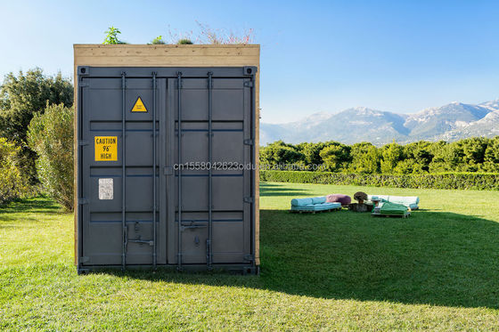 Galvanisierter Stahl biegsamer Stahlrahmen 20ft Erweiterbare Häuser Fertighäuser Luxus Containerhaus für chinesischen Design Stil