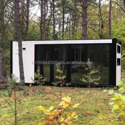 OEM 20ft Multifunktionales Luxus Flat Pack Container House Zuhause mit 50/75/100mm Welle Sandwich Panel Wand