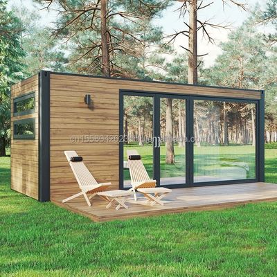 OEM 20ft Multifunktionales Luxus Flat Pack Container House Zuhause mit 50/75/100mm Welle Sandwich Panel Wand