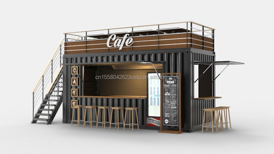2022 OEM 20ft Flat Pack bereit zum Leben Container Haus aus Aluminiumlegierung Fenster und galvanisiertes Stahl Biegen 180g