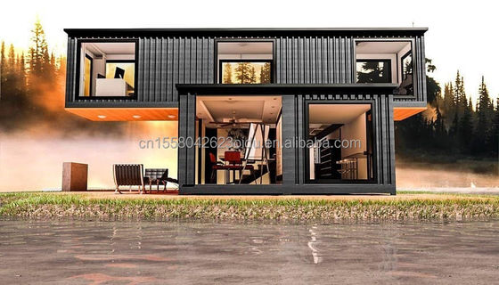 20ft/40ft maßgeschneiderte Flatpack Kombination Luxus Container Haus mit Wand 50/75/100mm Welle Sandwich Panel mit Rabatt