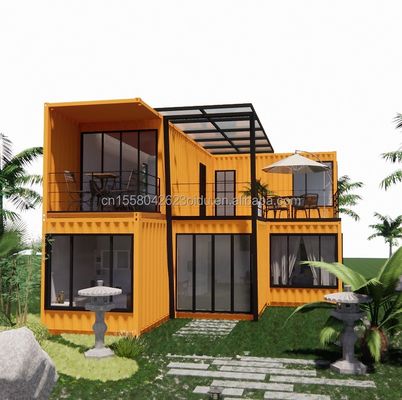 20 Fuß vorgefertigtes Containerhaus für Hotel von Herstellern Modernes Design Villa Familienwohnung Villa