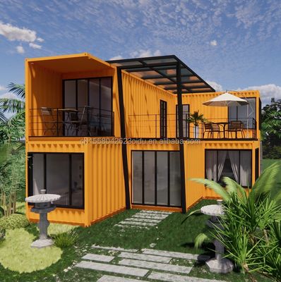 20 Fuß vorgefertigtes Containerhaus für Hotel von Herstellern Modernes Design Villa Familienwohnung Villa