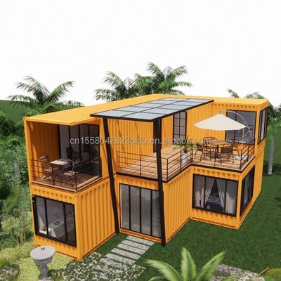 20 Fuß vorgefertigtes Containerhaus für Hotel von Herstellern Modernes Design Villa Familienwohnung Villa