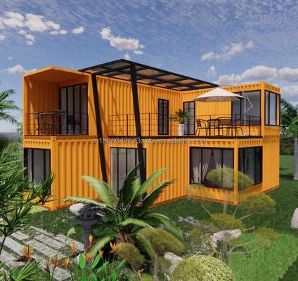 20 Fuß vorgefertigtes Containerhaus für Hotel von Herstellern Modernes Design Villa Familienwohnung Villa